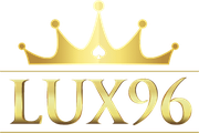 Lux96 casino gold crown wordmark